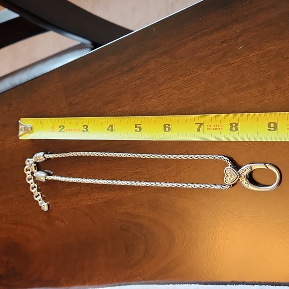 BRIGHTON CRYSTAL HEART CHARM NECKLACE - Picture 5 of 6